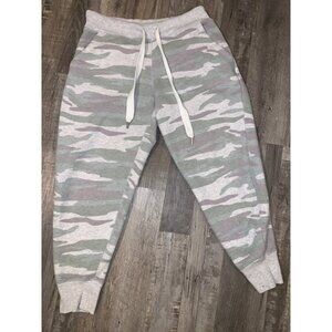 Aerie Womens Camo Joggers Size Small Comfy Lounge Pants With Drawstring Waist &